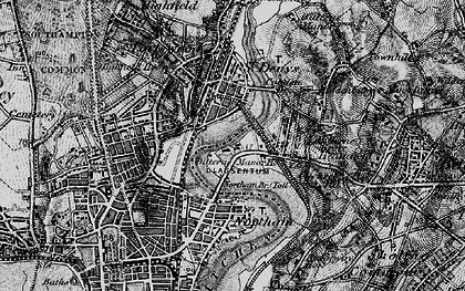 Old map of St Denys in 1895