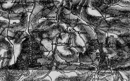 Old map of St Erme in 1895