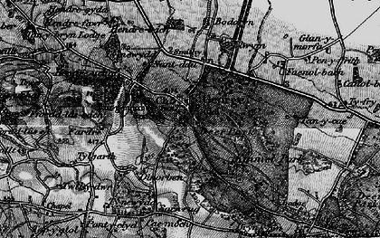 Old map of Bodoryn Fawr in 1898