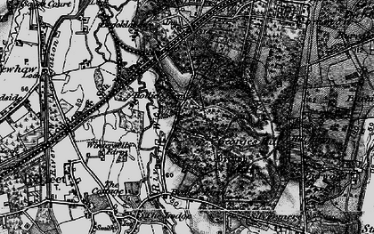 Old map of St George's Hill in 1896