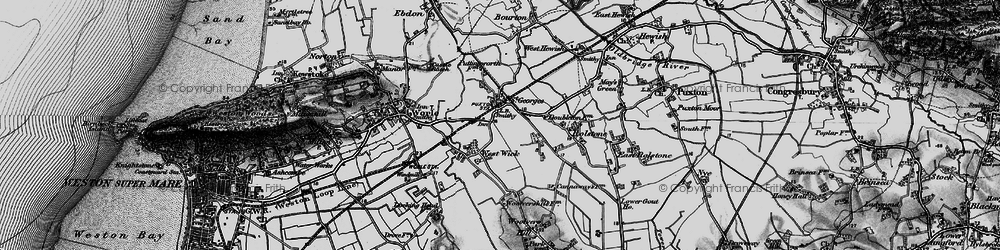 Old map of St Georges in 1898