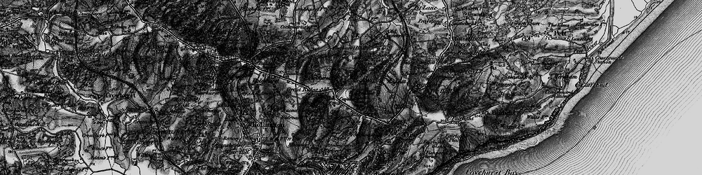 Old map of St Helen's in 1895