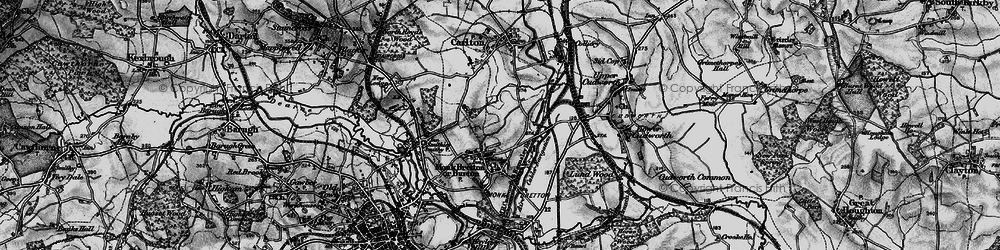 Old map of St Helen's in 1896