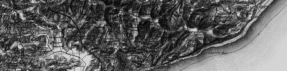 Old map of St Helen's Wood in 1895