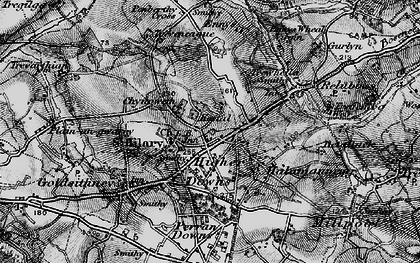 Old map of St Hilary in 1895