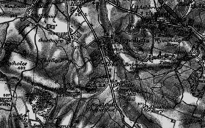 Old map of St Ibbs in 1896