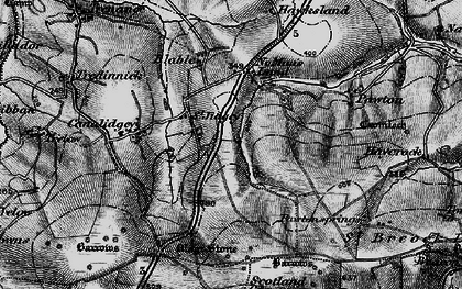 Old map of Blable Ho in 1895