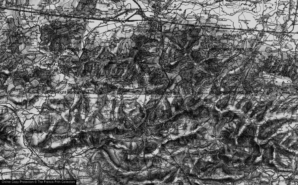 Old Map of St John's, 1895 in 1895