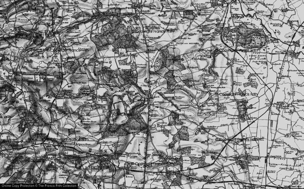 Old Map of St John's, 1898 in 1898