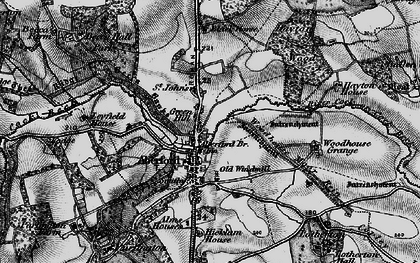 Old map of St John's in 1898