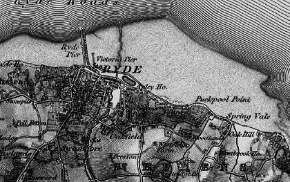 Old map of St John's Park in 1895