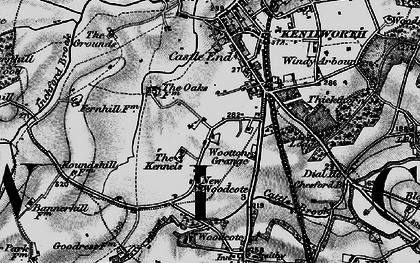 Old map of St Johns in 1898