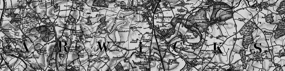 Old map of St Johns in 1898