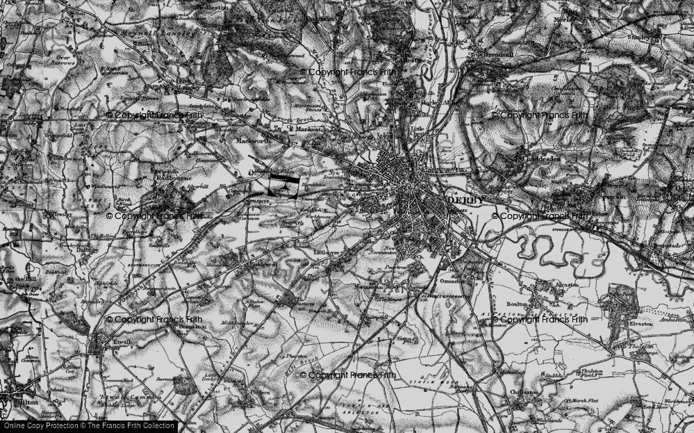 Old Maps of St Luke's, Derbyshire - Francis Frith