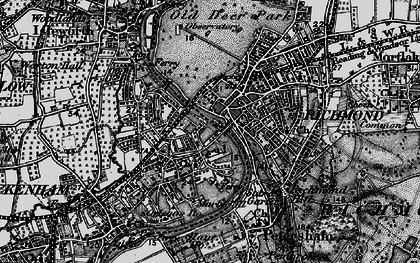 Old map of St Margarets in 1896