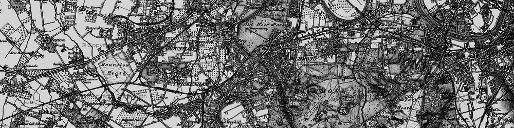 Old map of St Margarets in 1896