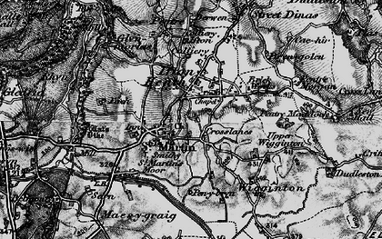 Old map of St Martins in 1897