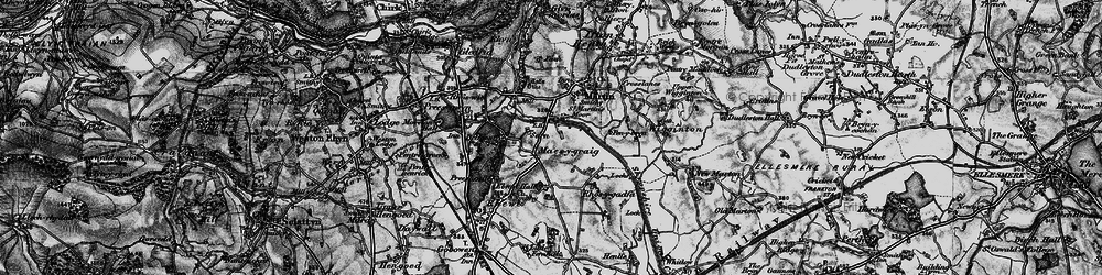 Old map of St Martin's Moor in 1897