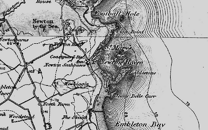 Old map of St Mary's in 1897