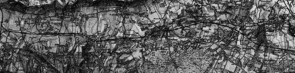 Old map of St Mary's Platt in 1895