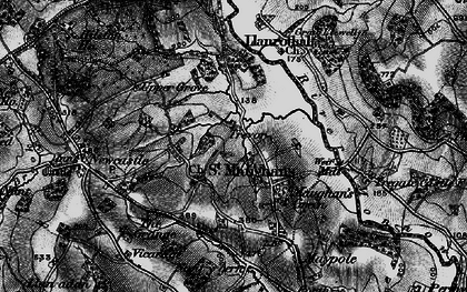 Old map of Llanrothal in 1896