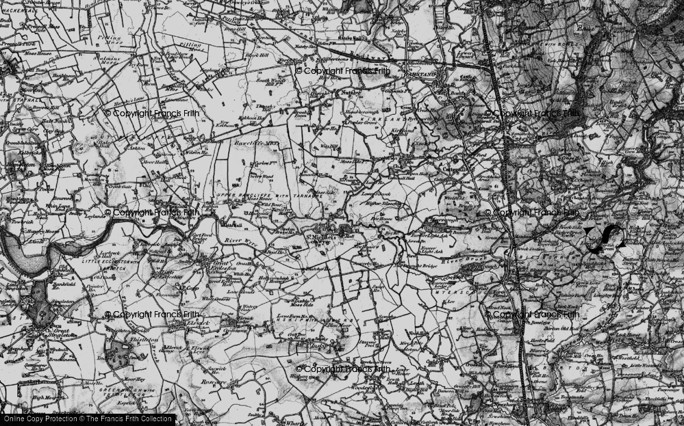 Historic Ordnance Survey Map of St Michael's on Wyre, 1896