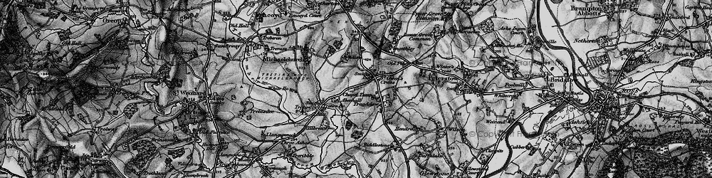 Old map of Gillow Manor in 1896