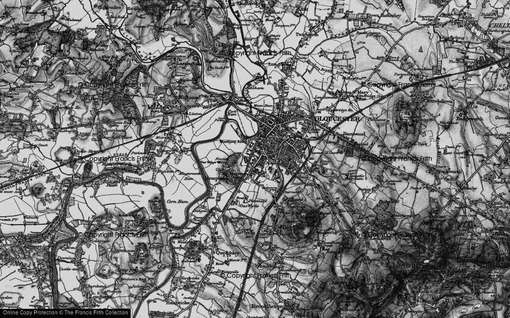 Old Map of St Paul's, 1896 in 1896