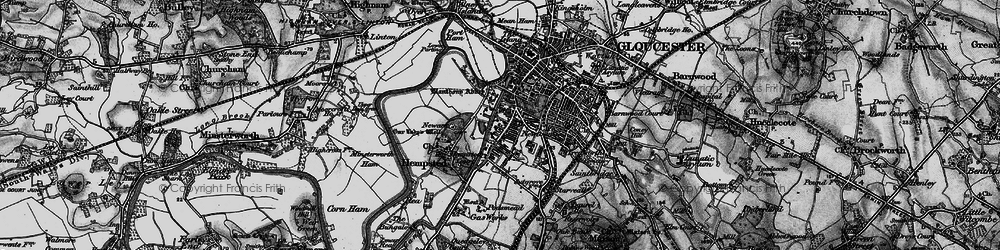 Old map of St Paul's in 1896