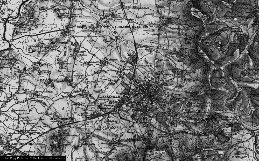 Old Map of St Peter's, 1896 in 1896
