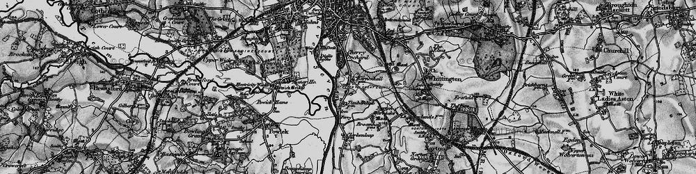Old map of St Peter The Great in 1898