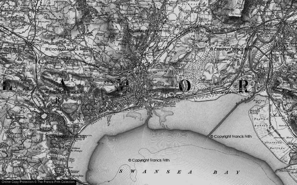 Old Map of St Thomas, 1897 in 1897