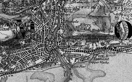 Old map of St Thomas in 1897