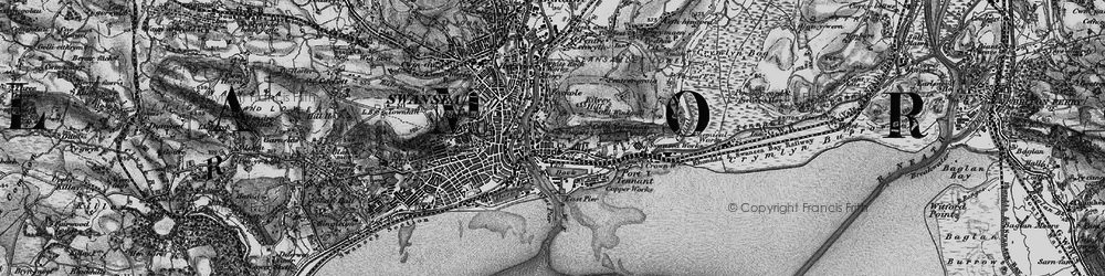 Old map of St Thomas in 1897