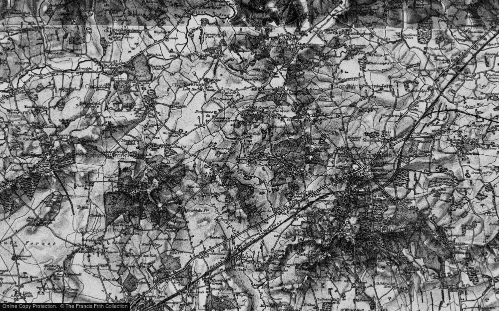 Old Map of St Vincent's Hamlet, 1896 in 1896