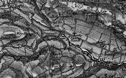 Old map of Stacey Bank in 1896
