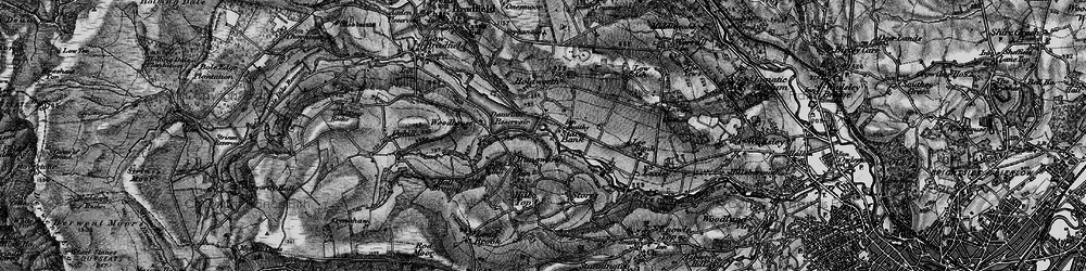 Old map of Stacey Bank in 1896
