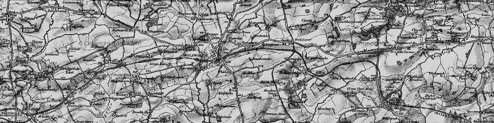 Old map of Staddon in 1895