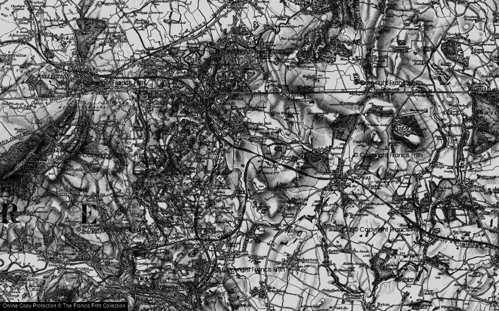 Old Map of Stafford Park, 1897 in 1897