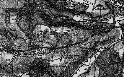 Old map of Staines Green in 1896