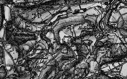 Old map of Stainland in 1896