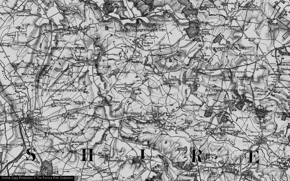 Historic Ordnance Survey Map of Stainsby, 1899