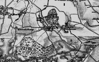 Old map of Stainton in 1895