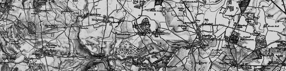 Old map of Stainton in 1895