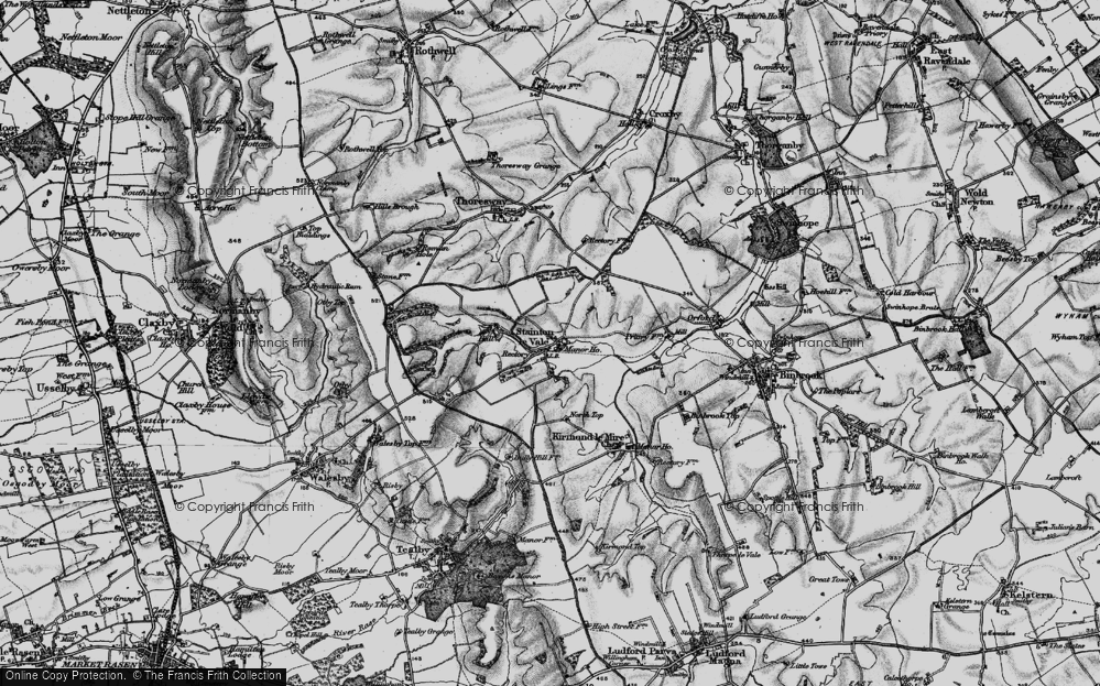 Old Map of Stainton le Vale, 1899 in 1899