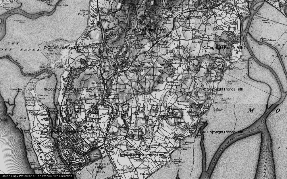 Old Map of Stainton with Adgarley, 1897 in 1897