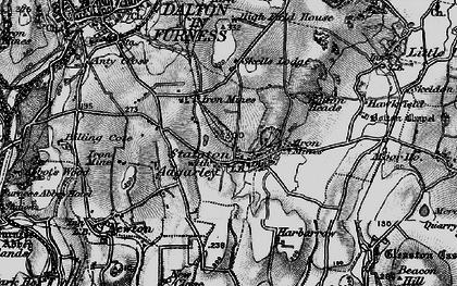 Old map of Stainton with Adgarley in 1897