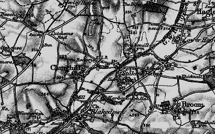 Old map of Stakenbridge in 1899