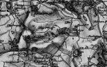 Old map of Stalbridge Weston in 1898
