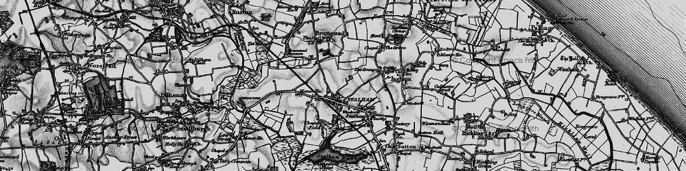 Old map of Stalham in 1898